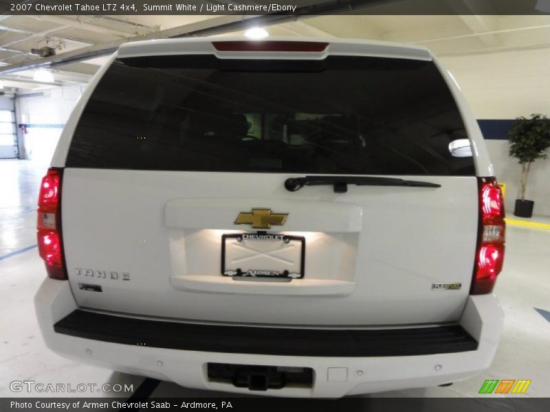 Summit White / Light Cashmere/Ebony 2007 Chevrolet Tahoe LTZ 4x4