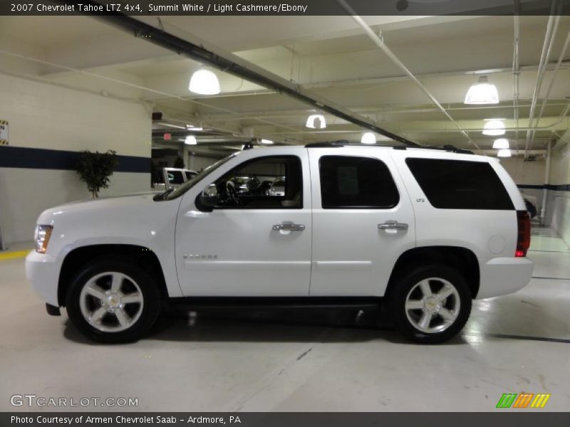 Summit White / Light Cashmere/Ebony 2007 Chevrolet Tahoe LTZ 4x4