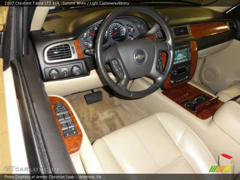 Summit White / Light Cashmere/Ebony 2007 Chevrolet Tahoe LTZ 4x4