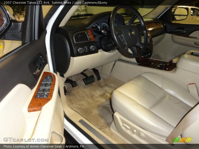 Summit White / Light Cashmere/Ebony 2007 Chevrolet Tahoe LTZ 4x4