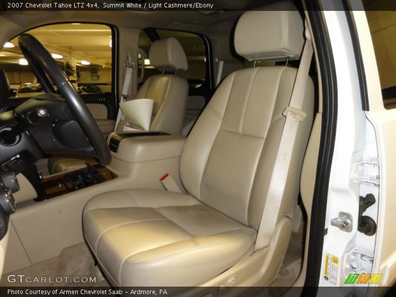 Summit White / Light Cashmere/Ebony 2007 Chevrolet Tahoe LTZ 4x4