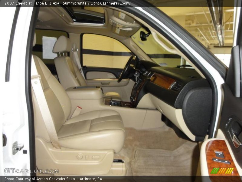 Summit White / Light Cashmere/Ebony 2007 Chevrolet Tahoe LTZ 4x4