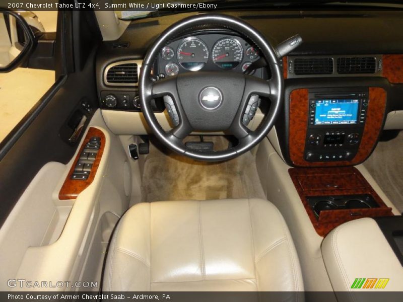 Summit White / Light Cashmere/Ebony 2007 Chevrolet Tahoe LTZ 4x4