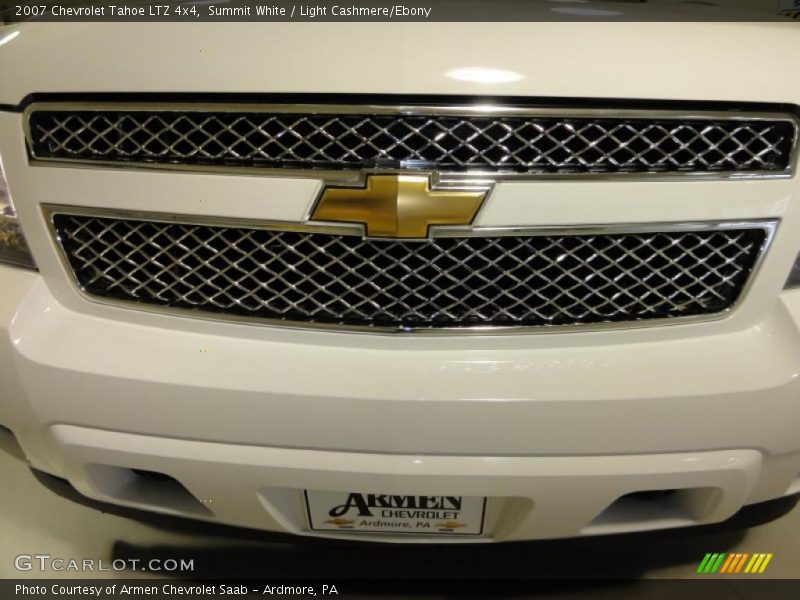 Summit White / Light Cashmere/Ebony 2007 Chevrolet Tahoe LTZ 4x4