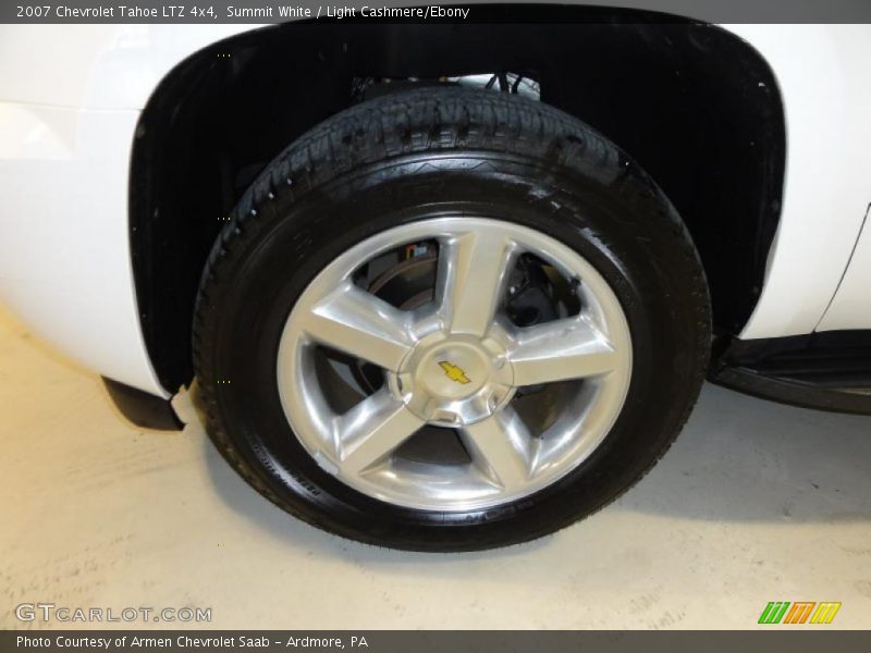 Summit White / Light Cashmere/Ebony 2007 Chevrolet Tahoe LTZ 4x4