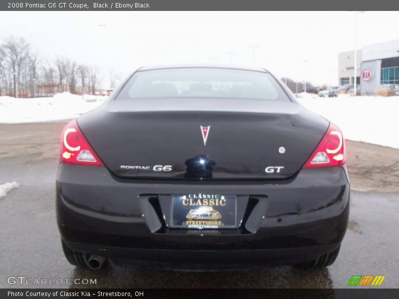 Black / Ebony Black 2008 Pontiac G6 GT Coupe