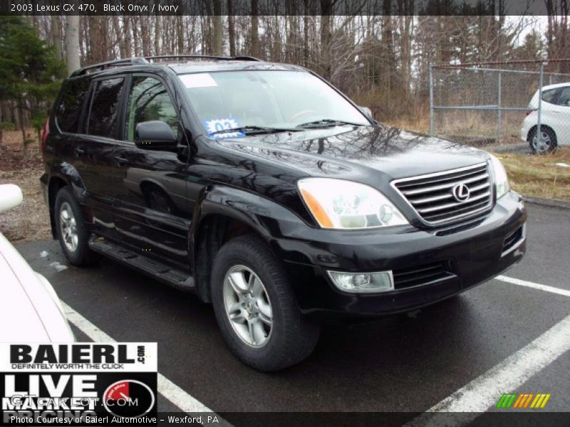 Black Onyx / Ivory 2003 Lexus GX 470