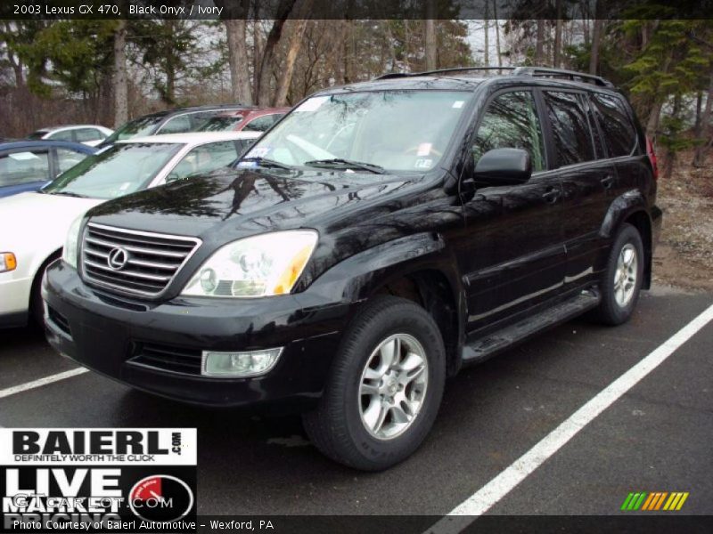 Black Onyx / Ivory 2003 Lexus GX 470