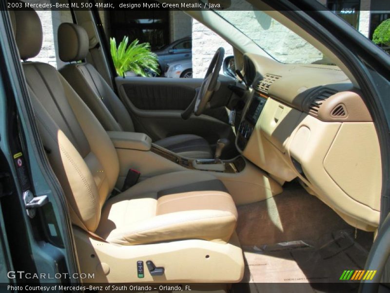 designo Mystic Green Metallic / Java 2003 Mercedes-Benz ML 500 4Matic