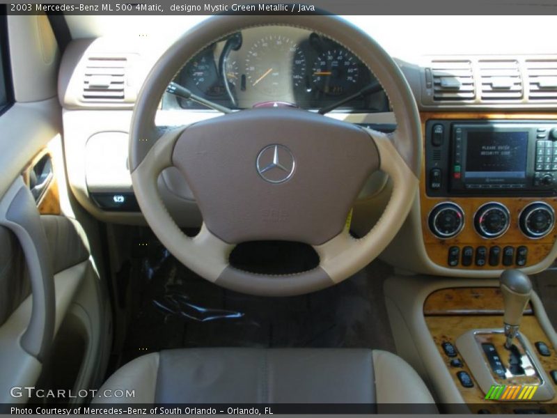 designo Mystic Green Metallic / Java 2003 Mercedes-Benz ML 500 4Matic