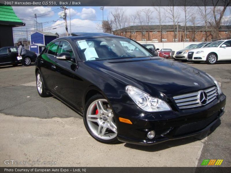 Black / Black 2007 Mercedes-Benz CLS 550