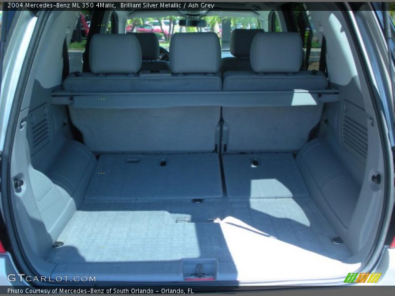 Brilliant Silver Metallic / Ash Grey 2004 Mercedes-Benz ML 350 4Matic