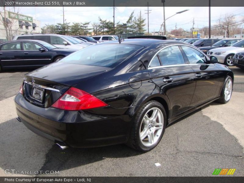 Black / Black 2007 Mercedes-Benz CLS 550
