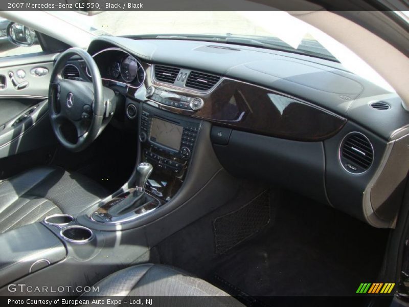Black / Black 2007 Mercedes-Benz CLS 550