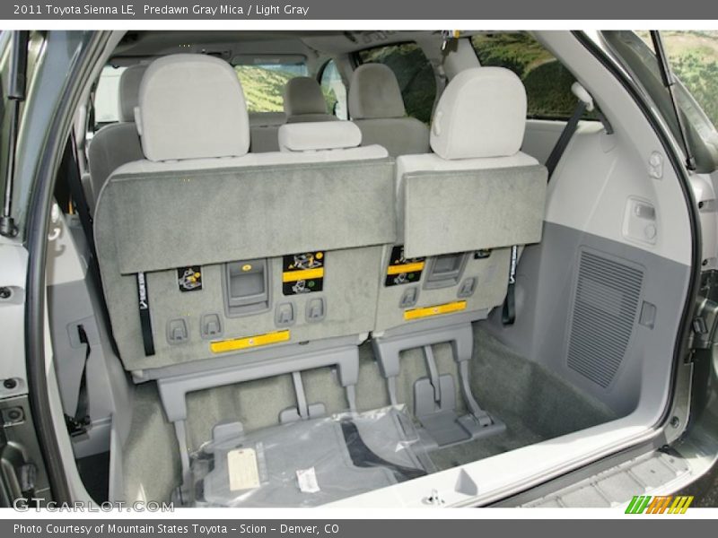 Predawn Gray Mica / Light Gray 2011 Toyota Sienna LE