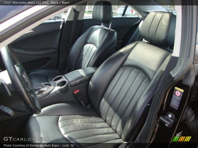 Black / Black 2007 Mercedes-Benz CLS 550
