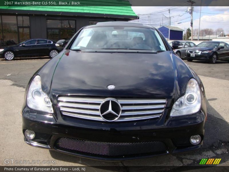 Black / Black 2007 Mercedes-Benz CLS 550