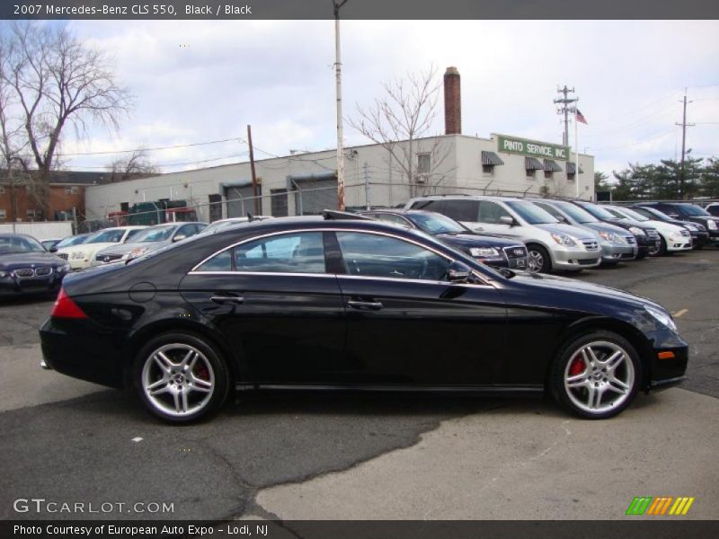 Black / Black 2007 Mercedes-Benz CLS 550
