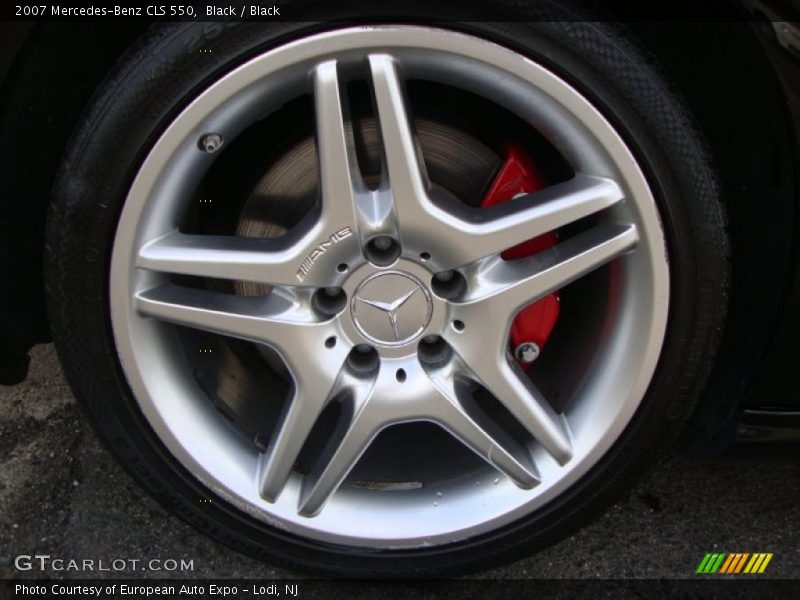 Black / Black 2007 Mercedes-Benz CLS 550