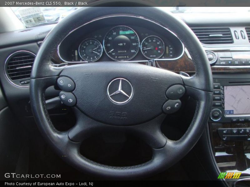 Black / Black 2007 Mercedes-Benz CLS 550
