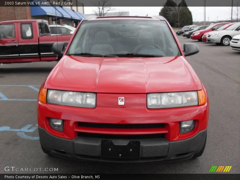 Red / Gray 2003 Saturn VUE V6 AWD
