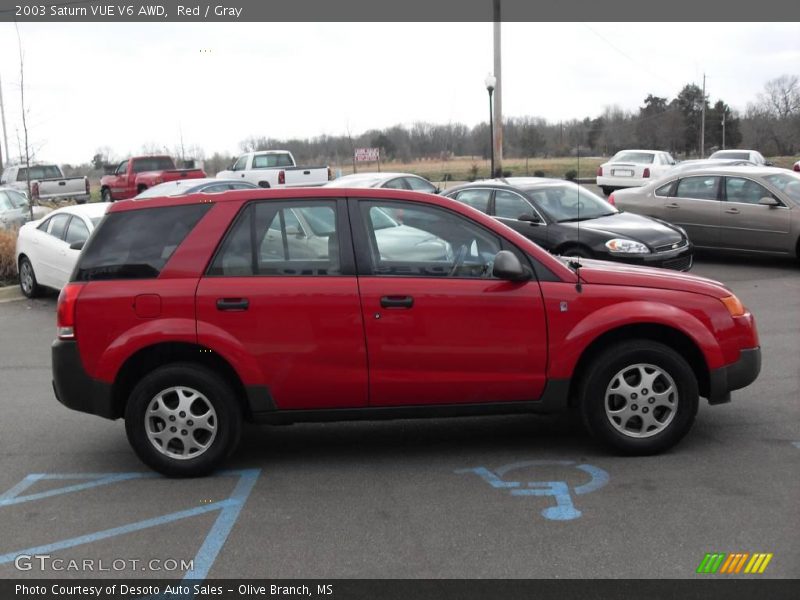 Red / Gray 2003 Saturn VUE V6 AWD