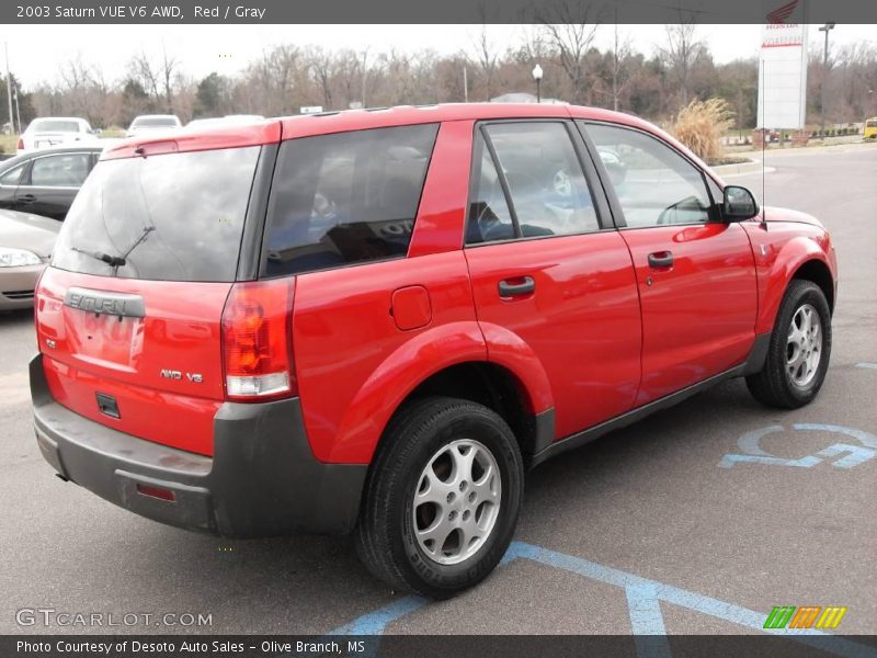 Red / Gray 2003 Saturn VUE V6 AWD