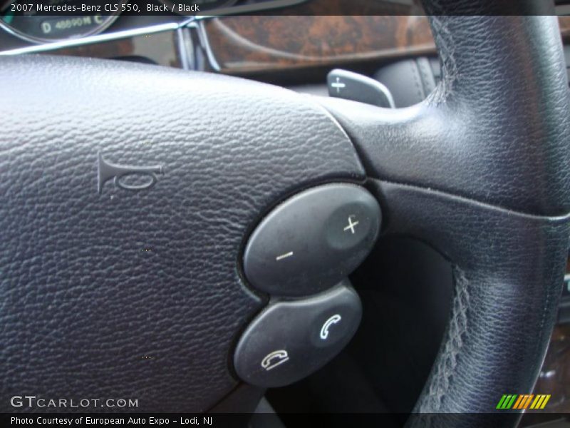 Black / Black 2007 Mercedes-Benz CLS 550