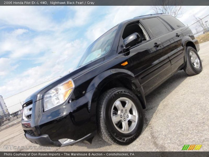 Nighthawk Black Pearl / Gray 2006 Honda Pilot EX-L 4WD