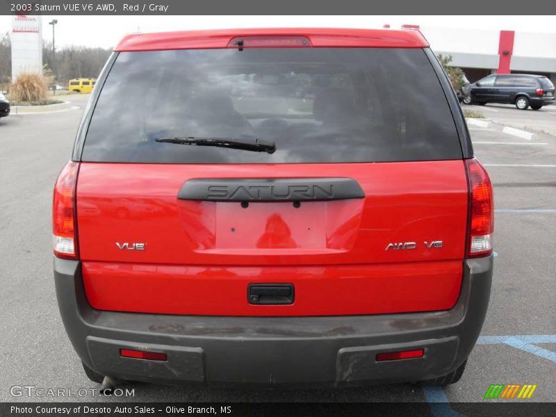 Red / Gray 2003 Saturn VUE V6 AWD