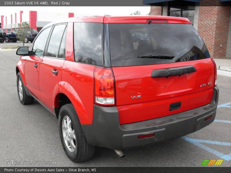 Red / Gray 2003 Saturn VUE V6 AWD