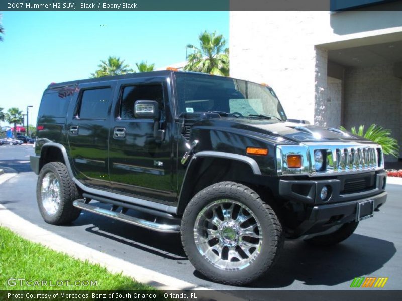 Black / Ebony Black 2007 Hummer H2 SUV