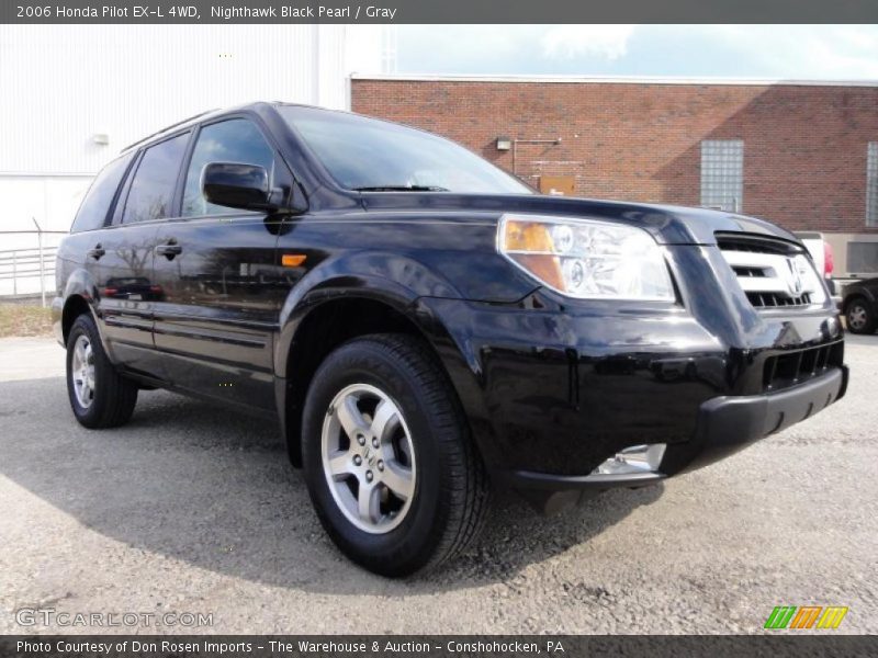 Nighthawk Black Pearl / Gray 2006 Honda Pilot EX-L 4WD