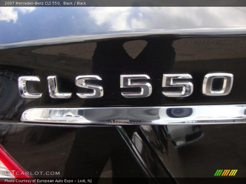 Black / Black 2007 Mercedes-Benz CLS 550