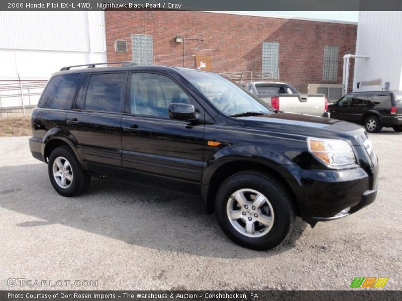 Nighthawk Black Pearl / Gray 2006 Honda Pilot EX-L 4WD