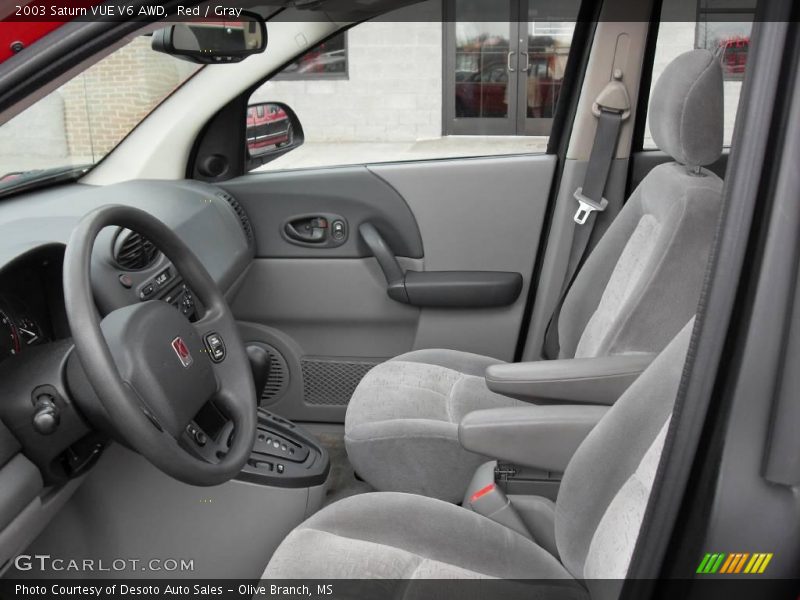 Red / Gray 2003 Saturn VUE V6 AWD