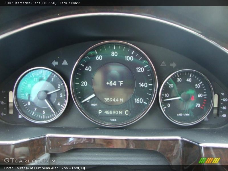 Black / Black 2007 Mercedes-Benz CLS 550