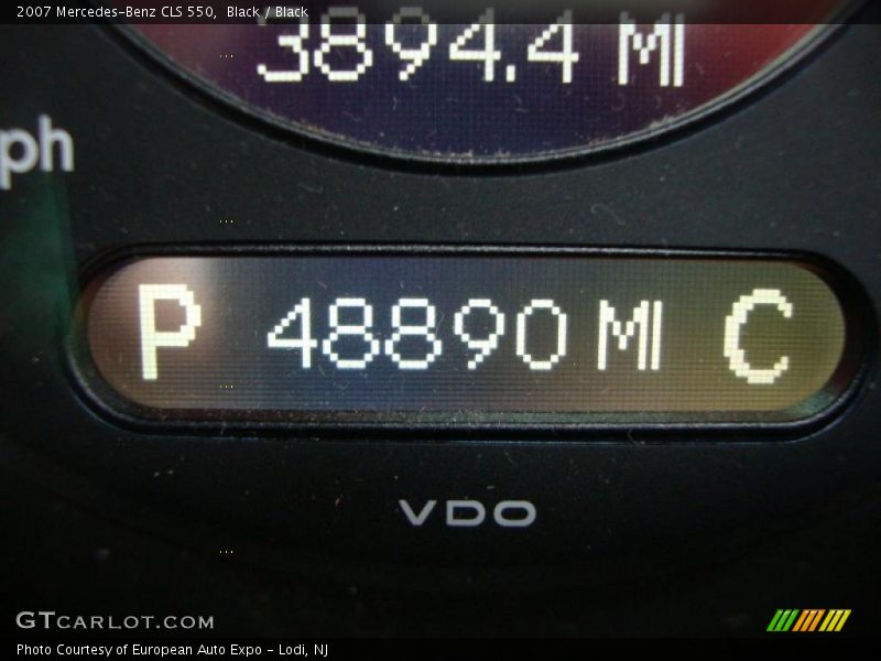 Black / Black 2007 Mercedes-Benz CLS 550