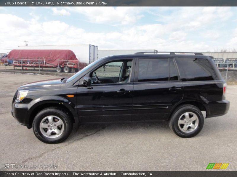 Nighthawk Black Pearl / Gray 2006 Honda Pilot EX-L 4WD