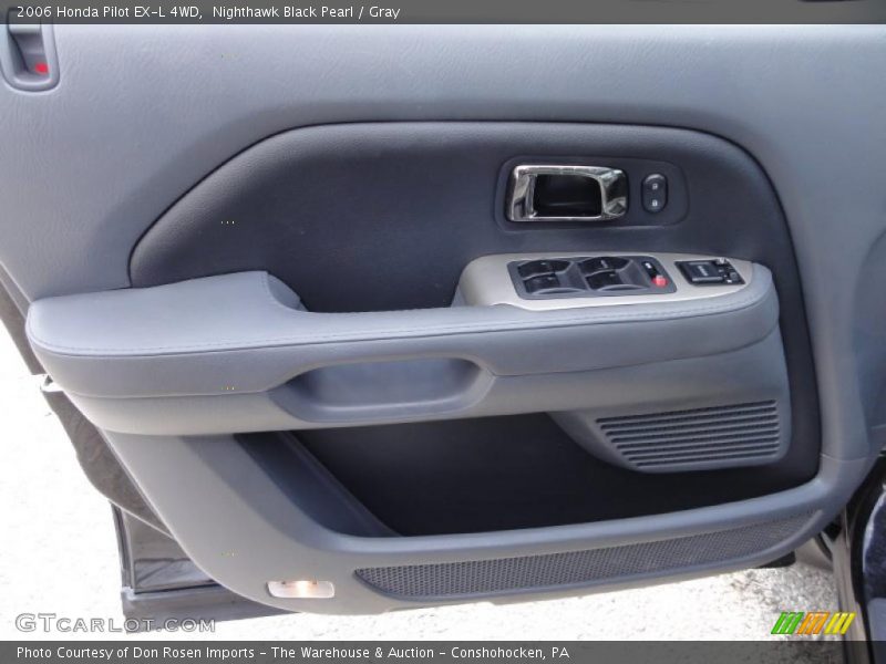 Nighthawk Black Pearl / Gray 2006 Honda Pilot EX-L 4WD