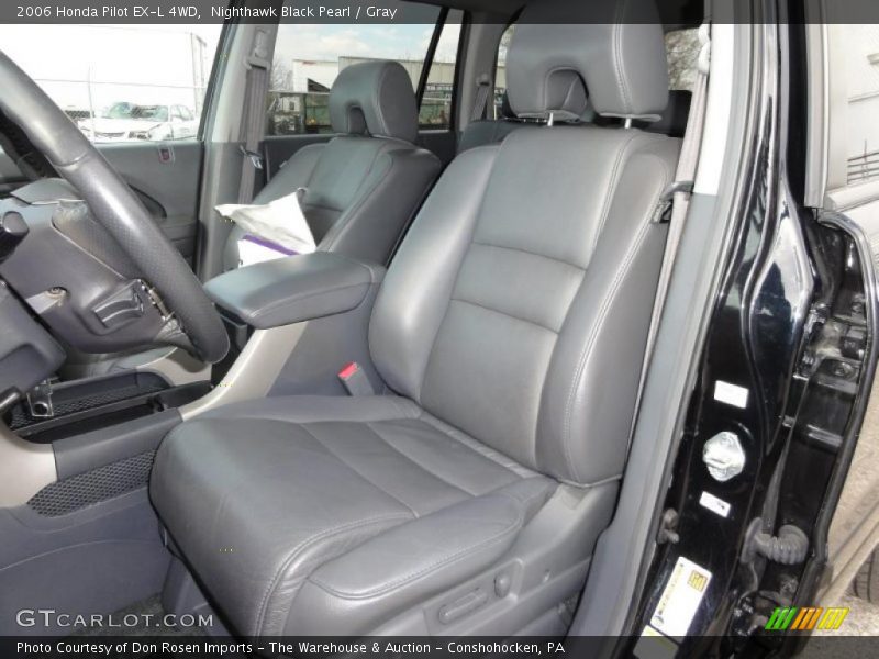 Nighthawk Black Pearl / Gray 2006 Honda Pilot EX-L 4WD