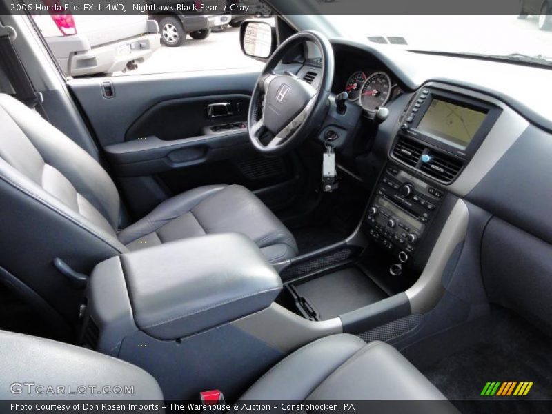 Nighthawk Black Pearl / Gray 2006 Honda Pilot EX-L 4WD