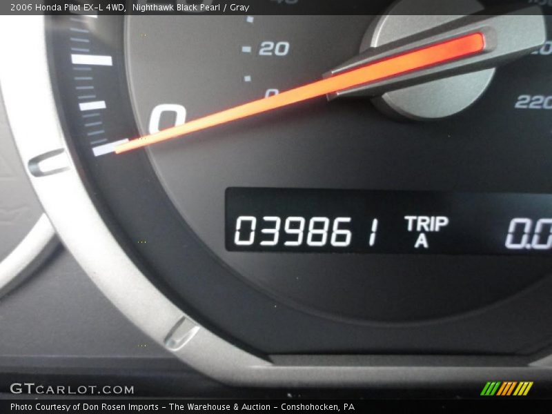 Nighthawk Black Pearl / Gray 2006 Honda Pilot EX-L 4WD