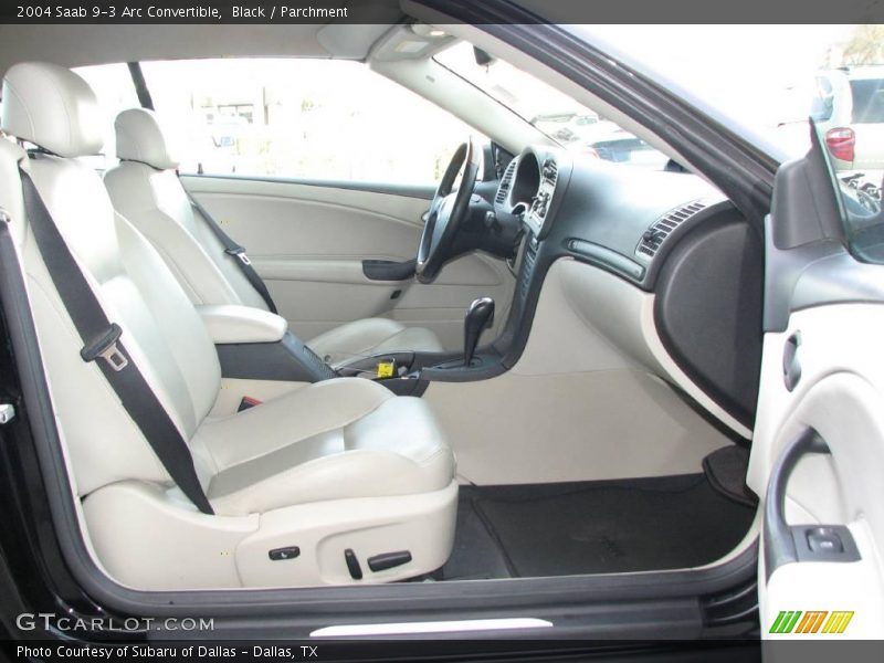 Black / Parchment 2004 Saab 9-3 Arc Convertible