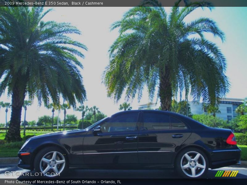 Black / Cashmere 2009 Mercedes-Benz E 350 Sedan