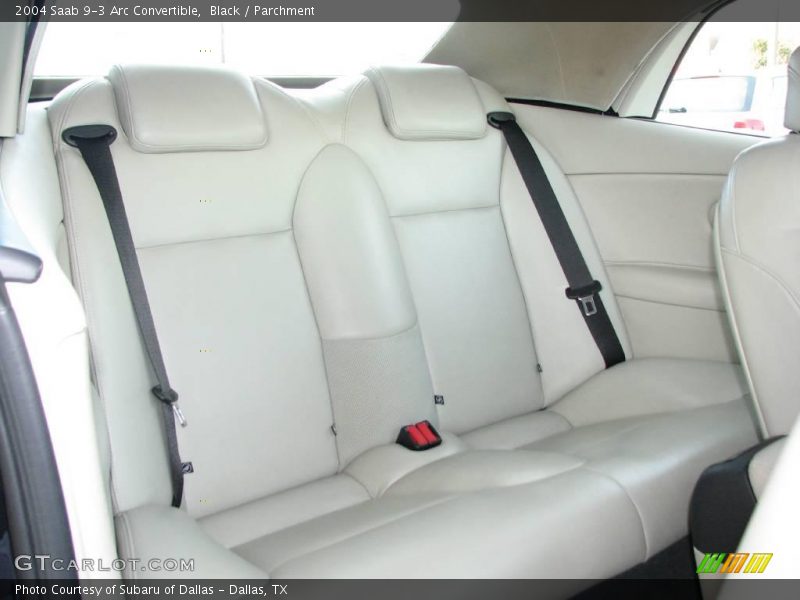 Black / Parchment 2004 Saab 9-3 Arc Convertible