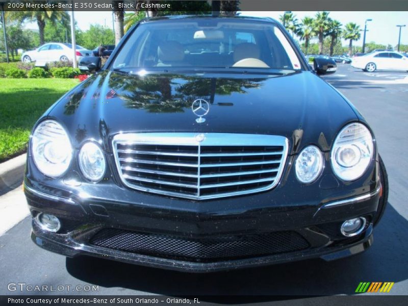 Black / Cashmere 2009 Mercedes-Benz E 350 Sedan