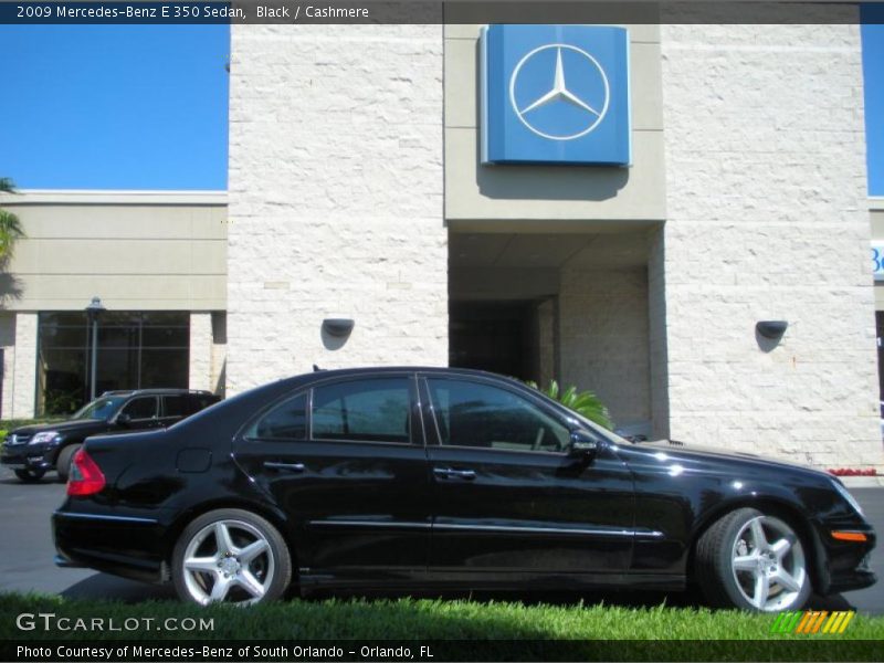 Black / Cashmere 2009 Mercedes-Benz E 350 Sedan
