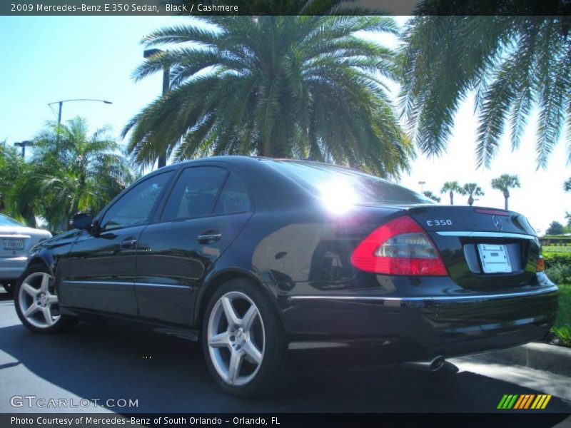 Black / Cashmere 2009 Mercedes-Benz E 350 Sedan