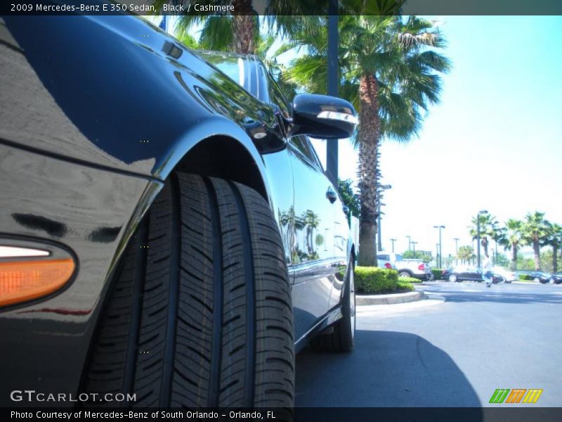 Black / Cashmere 2009 Mercedes-Benz E 350 Sedan
